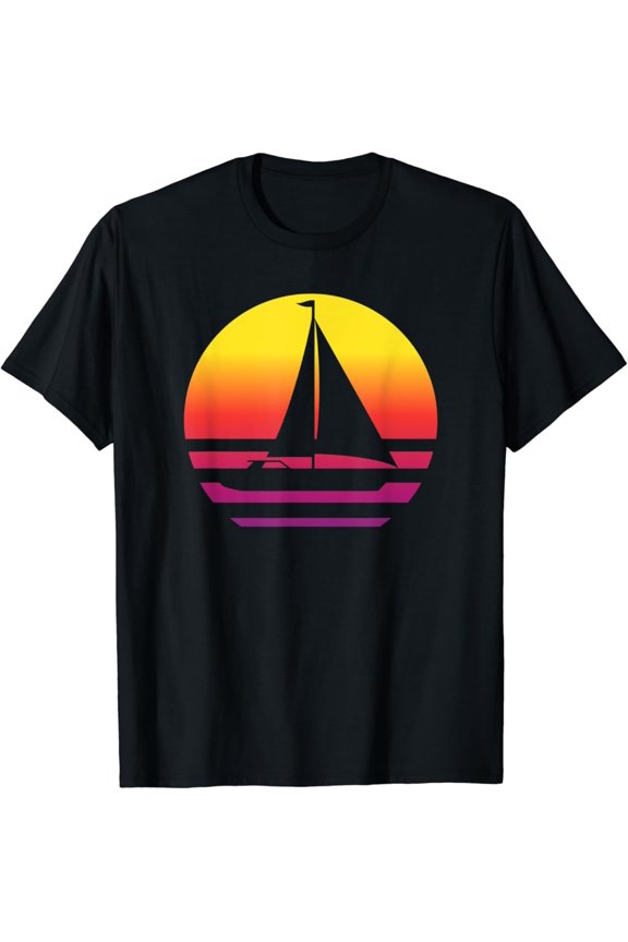 Sailing Retro Style Vintage T-Shirt All Size S-5XL