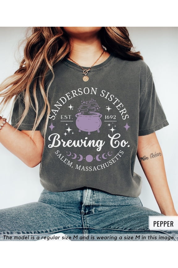 Simple Fit Sanderson Sisters Shirt, Witch Shirt, Salem Shirt, Oversized Shirt, Tshirt For Women, Aesthetic Fall Tee, All Size S-5XL