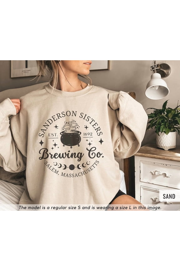 Sanderson Sisters , Witch , Salem , Oversized Crewneck, Sweater For Women, Fall Sweater All Size S-5XL