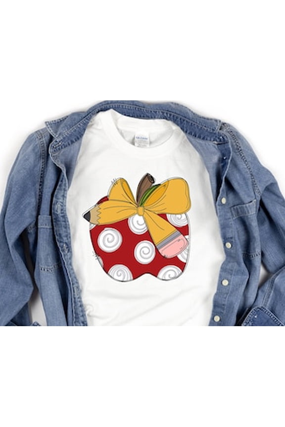 School Apple Shirt, Teachers Team Shirts, School Teachers T-shirts, Teacher Gift, Back to School Teacher Shirt, First Day School T-shirt