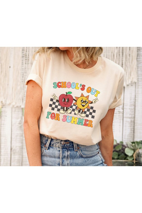 School's Out For Summer Shirt: Teacher Vacation Tee All Size S-5XL