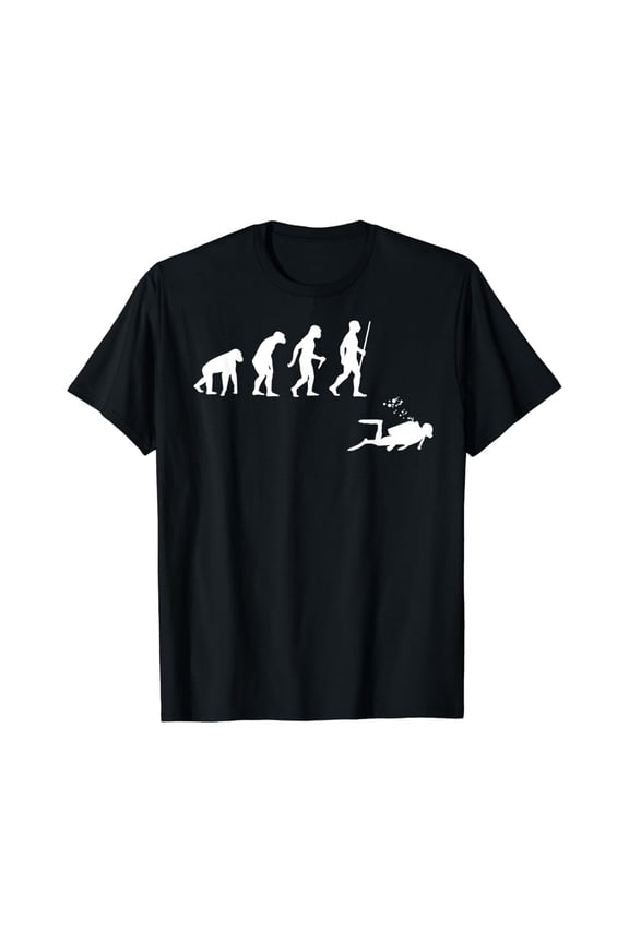Scuba Diving Evolution T Shirt All Size S-5XL
