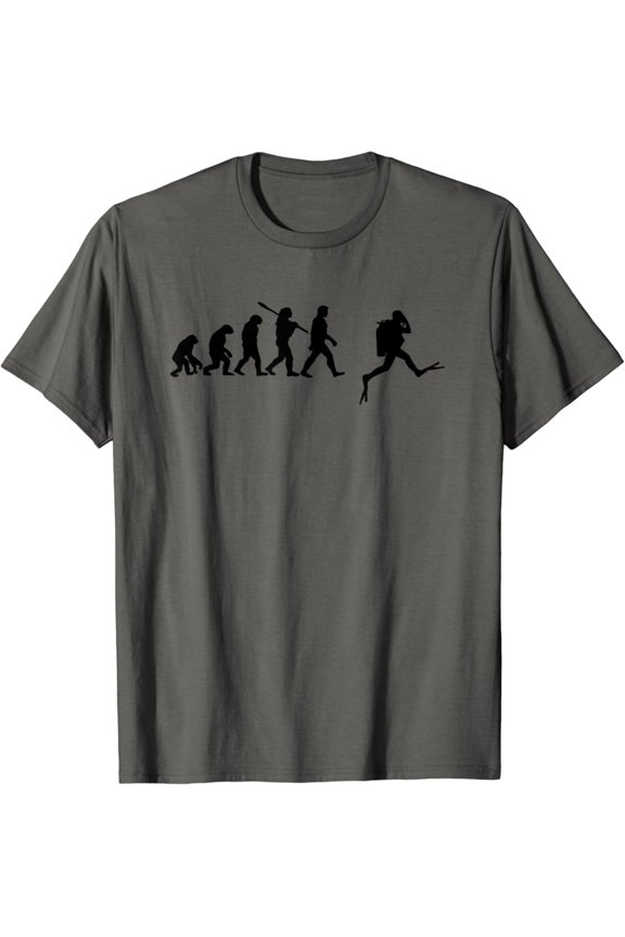 Scuba Diving Evolution Underwater Men Women Gift Idea T-Shirt All Size S-5XL
