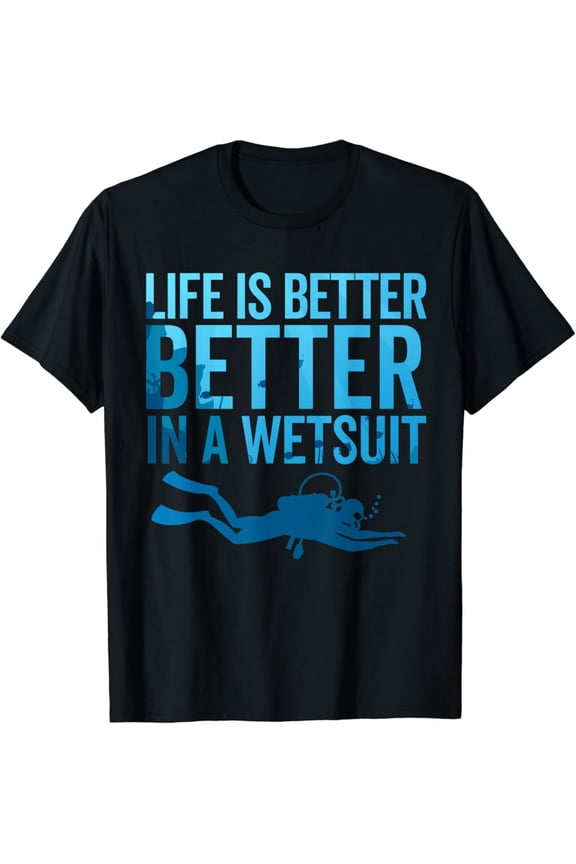 Scuba Diving For Men Women Diver Dive Clothes Apparel T-Shirt All Size S-5XL