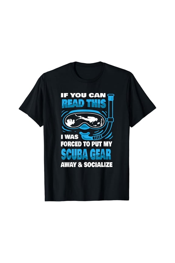 Scuba Gear Snorkeling Underwater Diving Divers Scuba Diving T-Shirt All Size S-5XL