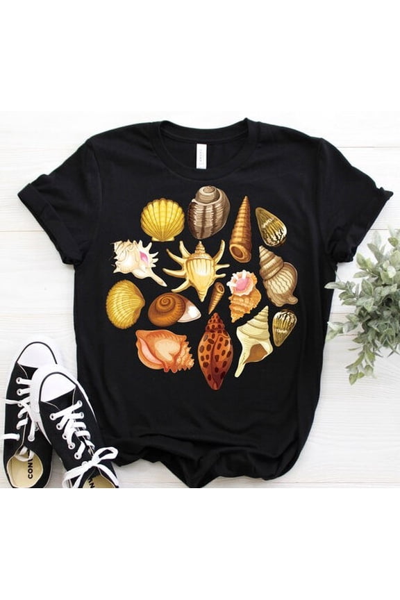 Seashell Shells Sea Shell Collecting Lover Cute T-Shirt, Awesome Shelling, Oc... Gift For Him/Her Gift For Him/Her