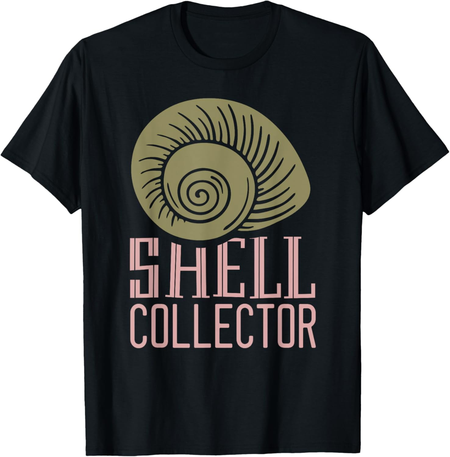Simple Fit Shell Collector Beach Collect Seashells Seashell T-Shirt ...