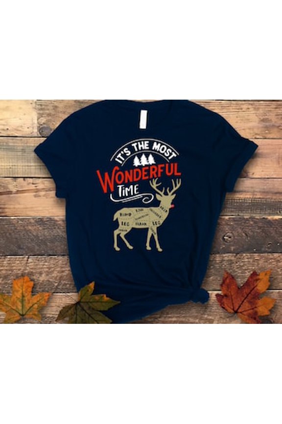 Shirt, The Most Wonderful Time, Hunter Shirt, Deer Hunter, Deer Shirt, Soft Unisex, Plus Size Available All Size S-5XL