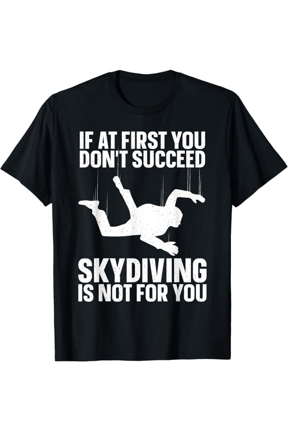 Skydiving Art For Men Women Sky Diving Lover Skydiver T-Shirt All Size S-5XL