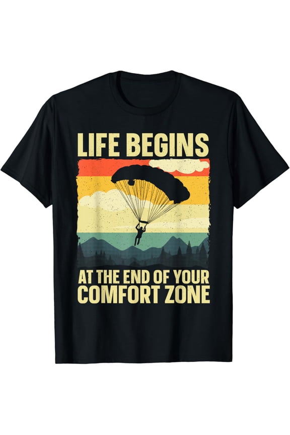 Skydiving Art For Men Women Skydiver Sky Diving Lover T-Shirt All Size S-5XL