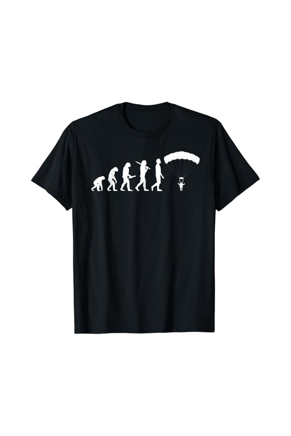 Skydiving Evolution T-Shirt Gift For Skydivers All Size S-5XL