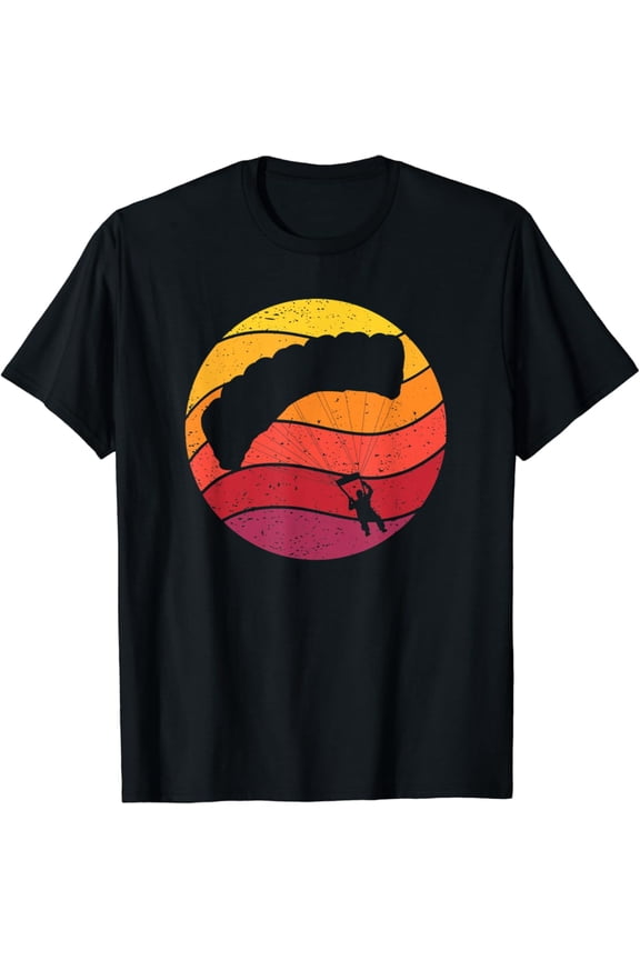 Skydiving Retro Style Vintage T-Shirt All Size S-5XL