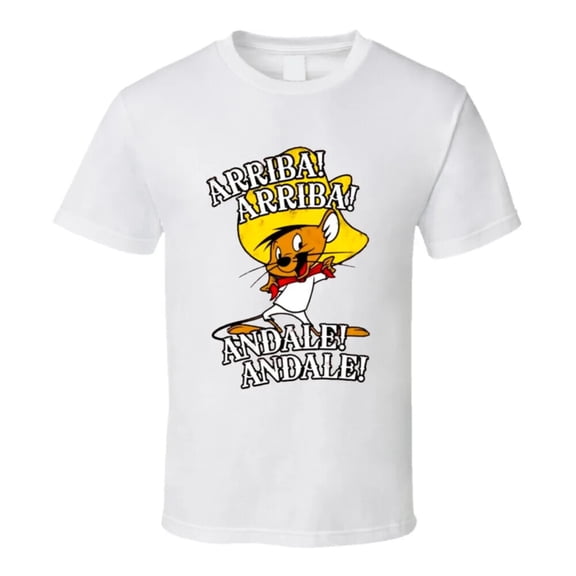Simple Fit Speedy Gonzales Arriba Arriba Andale Retro Cartoon T Shirt All Size S-5XL