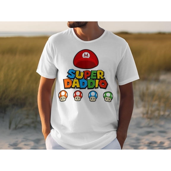 Simple Fit Super Dad Shirt, New Dad Shirt, Dad Shirt, Daddy Shirt, Father's Day Shirt, Gift for Dad, Super Dadio T-shirt, Dad Tee