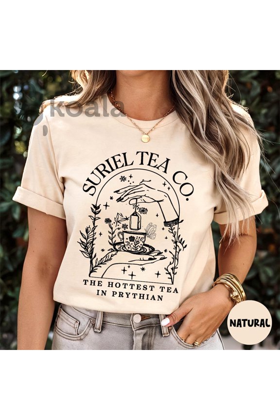 Suriel Tea Co. Shirt, A Court Of Thorns and Roses Shirt, Acotar Shirt, Surial Tea, Literary Quote, Retro Bookish Shirt, Sarah J Maas Shirt All Size S-5XL