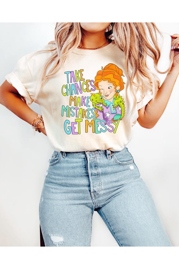 Take Chances Make Mistakes Get Messy Shirt, Miss Frizzle Shirt, Magic School Bus Shirt, Teacher Shirt, Back To School Shirt, Get Messy Shirt All Size S-5Xl