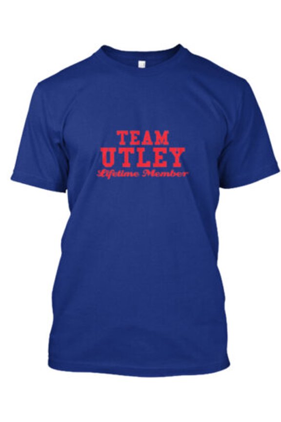 Team Utley T-Shirt Made in the USA All Size S-5XL
