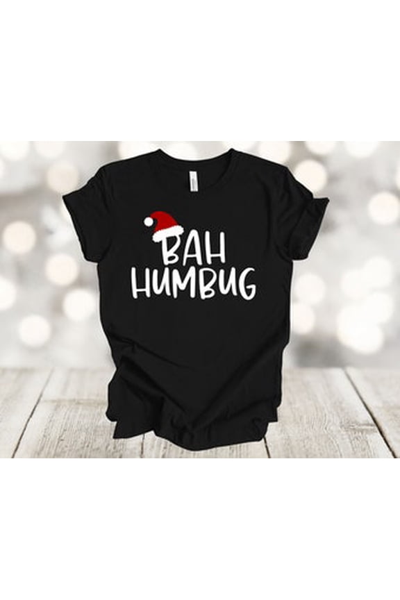 Tee, Bah Humbug, Anti Hate Unisex Soft Tee Shirt, Plus Size Available All Size S-5XL