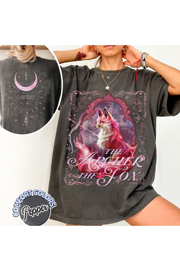 The Archer And The Fox , Once Upon A Broken Heart, Gift For Book Lover, Reader Shirt,bookish Shirt, Bookworm Evangeline And Jacks