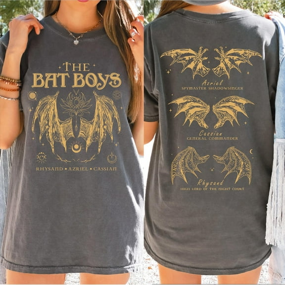Simple Fit The Bat Boys Double Side Shirt, Bat Boys Shirt, Cassian General Tshirt, Azriel Shirt, Rhysand Shirt All Size S-5XL