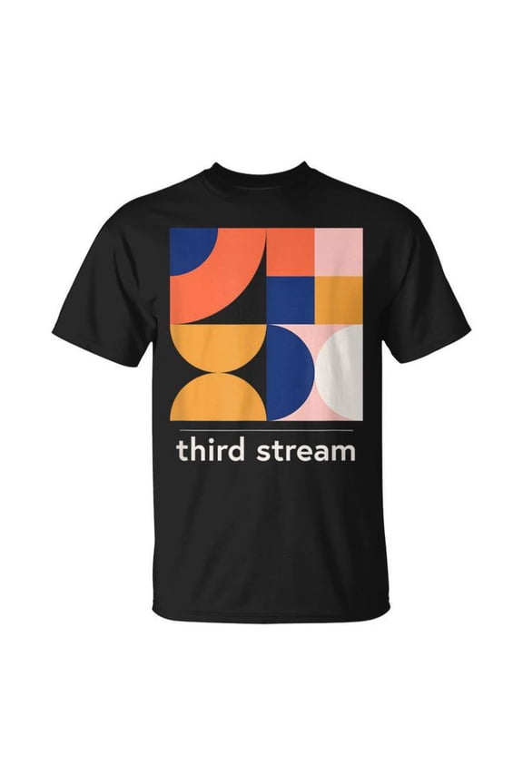 Simple Fit Third Stream Vintage Jazz Music Band Minimal T Shirt All Size S-5XL