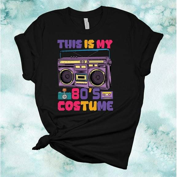 Simple Fit This Is My 80's Costume, Classic Tee, 80's, Cassette Tape, Retro Tee Shirt, Soft Unisex Tee, Plus Sizes Available All Size S-5XL