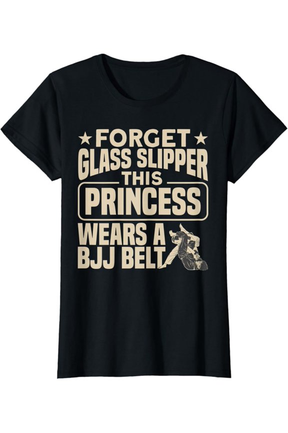 Simple Fit This Princess Wears A BJJ Belt Jiu Jitsu Student T-Shirt All Size S-5XL