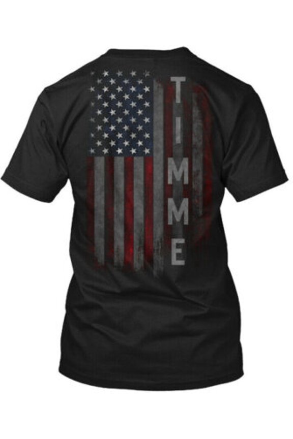 Timme Family American Flag T-Shirt Made in the USA All Size S-5XL