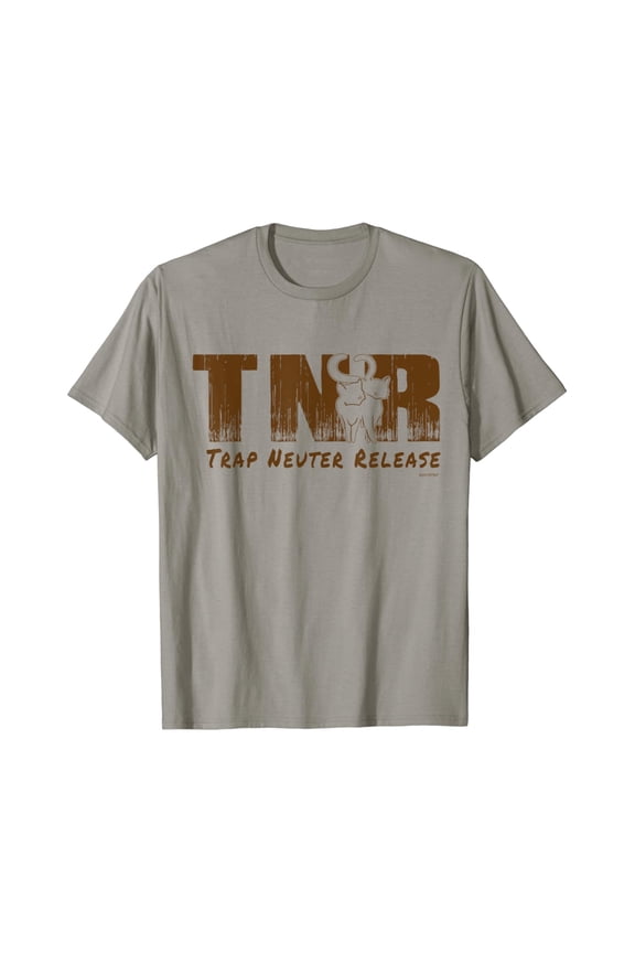 Tnr Trap Neuter Release Feral Cat Awareness T-Shirt