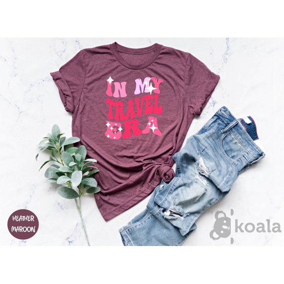 Simple Fit In My Travel Era Shirt, Summer Shirt, Travel Era Shirt, Travel Shirt, Traveling Shirt, Travel Sublimation Shirt, Vacation Shirt, Vacay Mode All Size S-5XL