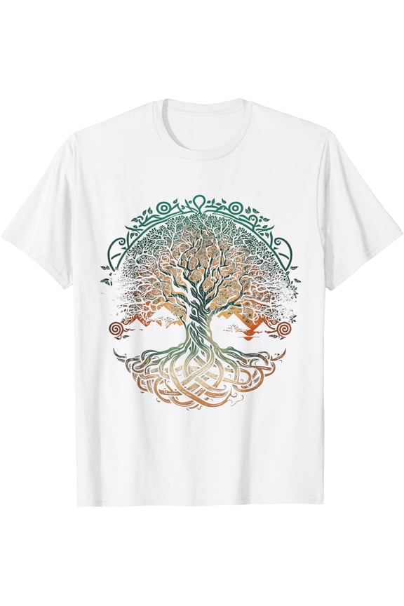 Tree Of Life Yggdrasil Viking Midgard Thor Walhalla T-Shirt Gift For Him/Her