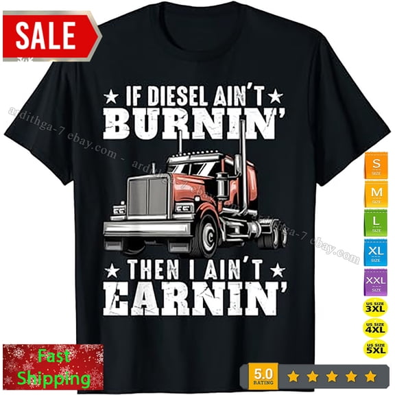 Simple Fit Trucker Quote Semi Truck Driver 18 Wheeler Mechanic T-Shirt Gift For Him/Her Gift For Him/Her