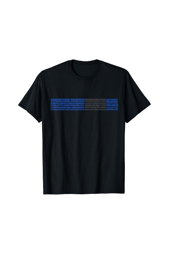 Simple Fit Tshirt - Brazilian Jiu-jitsu BJJ Blue belt - BJJ submission All Size S-5XL