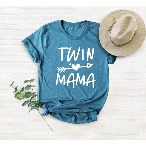 Simple Fit Twin Mama, Mommy Of Twins Shirt, Gift For Twin Mama, Mother's Day Gift, Mothers Day Tee, Mommy Gift Shirt, Cute Twin mama Shirt All Size S-5XL