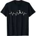 thumbnail image 1 of Simple Fit Ultimate Frisbee Heartbeat Disc Golf Player Gift T-Shirt All Size S-5Xl, 1 of 5