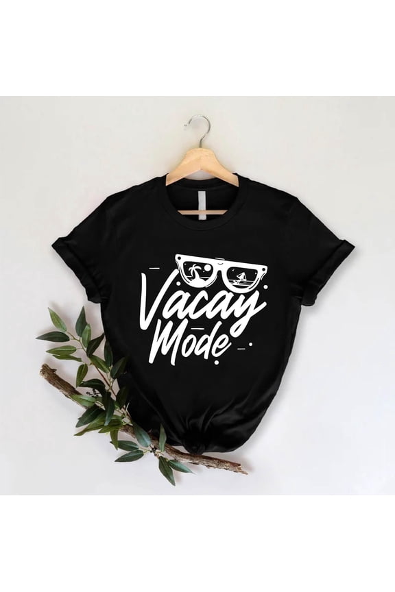 Vacay Mode T-shirt, Cute Summer Vacation Tee, Summer Camping Shirt, Beach Trip Gifts, Beach Vacation Family Gift, Summer Vibes Travel Tshirt All Size S-5XL