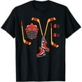 thumbnail image 1 of Simple Fit Valentines Day Love Ice Hockey Sports Goalie Men Boys T-Shirt All Size S-5Xl, 1 of 5