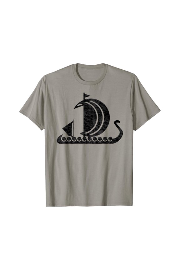 Viking Warrior Sailing Ship Scandinavian Greyjoy Tshirt All Size S-5XL