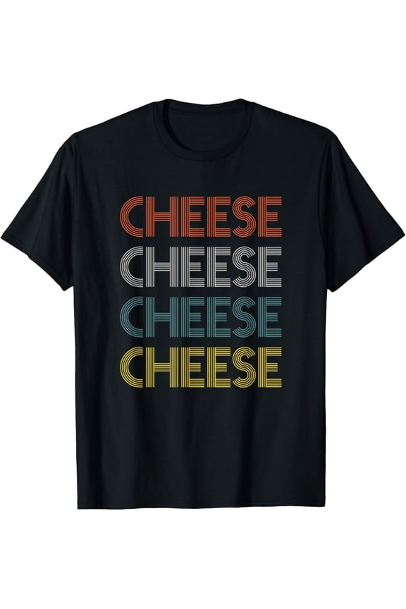 Vintage Cheese T-Shirt Gift For Him/Her