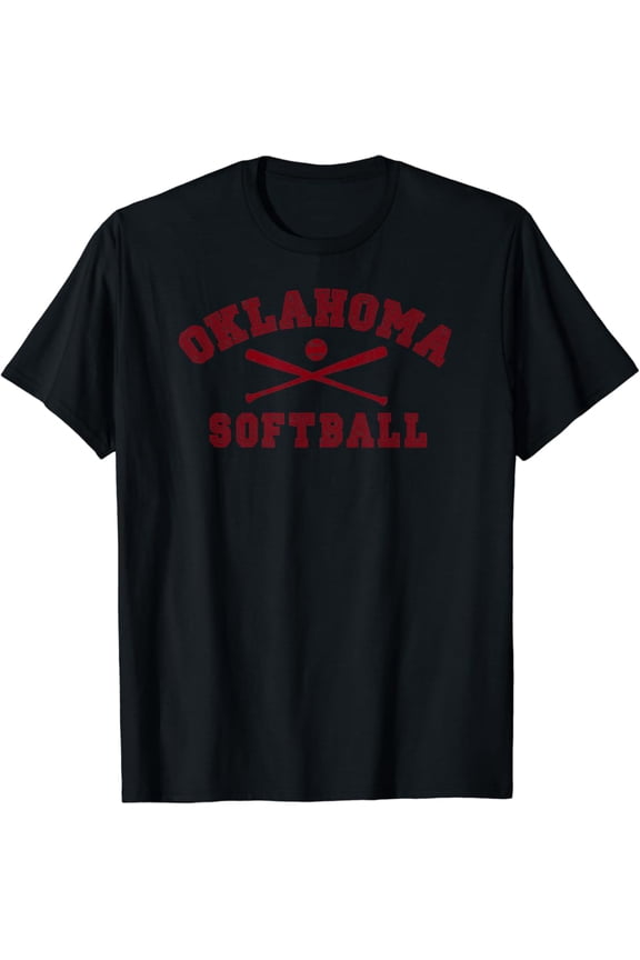 Vintage Oklahoma Softball Gear T-Shirt All Size S-5Xl