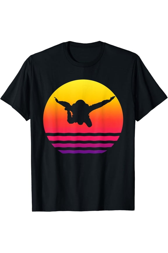 Vintage Skydiver Apparel Skydive Parachuting Gift Skydiving T-Shirt All Size S-5XL