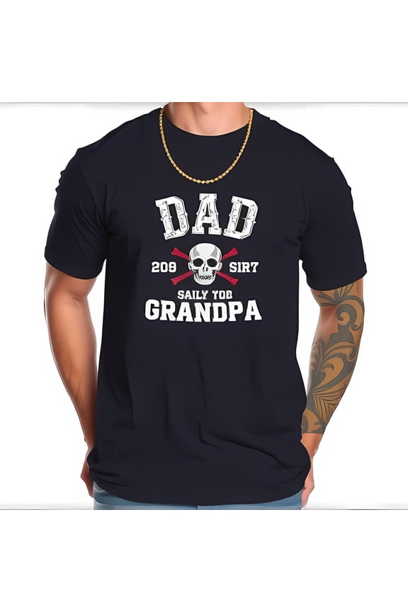 Vintage Style & " Dad " T-Shirt For Men - Casual Cotton Short Sleeve -All-Cotton All Size S-5Xl