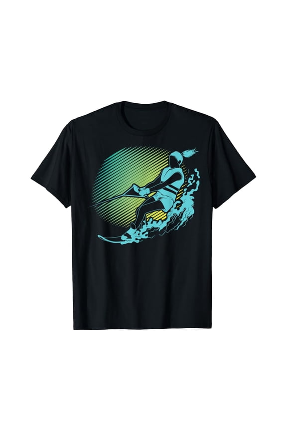 Water Skiing | Cool Surface Water Sport Lovers Gift T-Shirt All Size S-5Xl