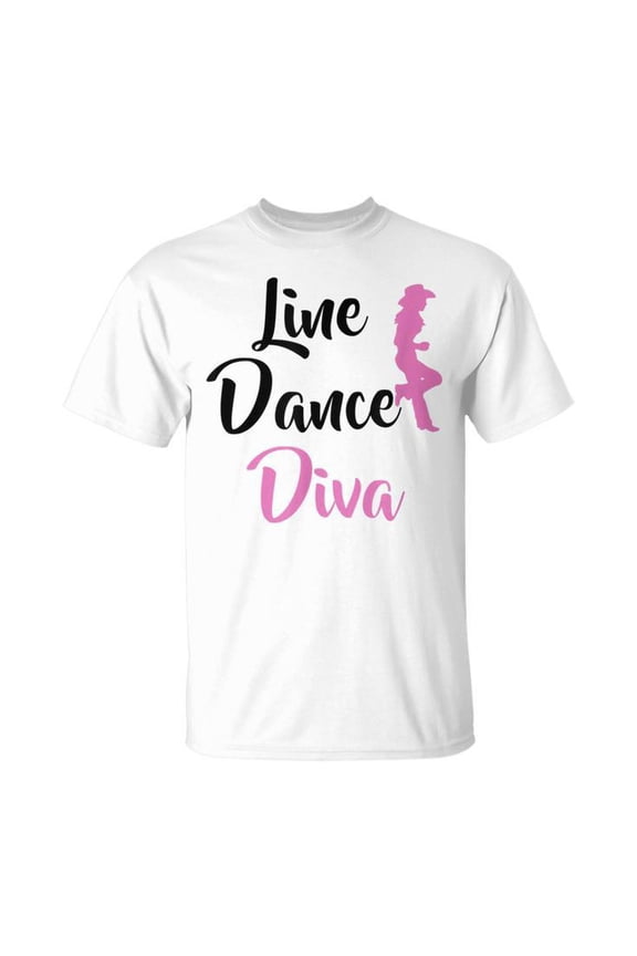 Western Country Line Dancing Diva Cowgirl Line Dance Unisex T Shirt Gift For Him/Her