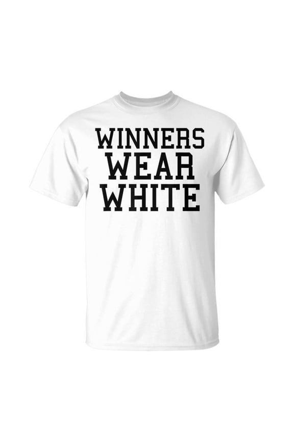 Winners Wear White Color War Camp Team Game Competition Unisex T Shirt Gift For Him/Her