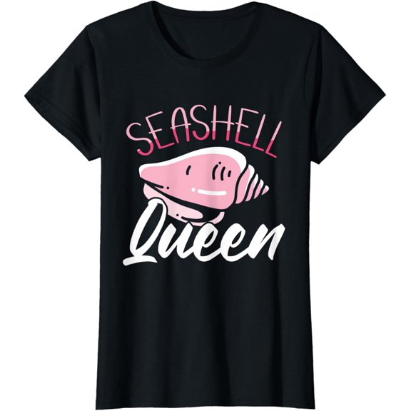 Simple Fit Womens Seashell Shelling Seashell Collecting T-Shirt