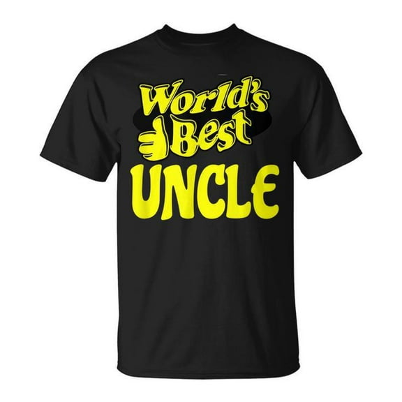 Simple Fit Worlds Best Uncle T Unisex T Shirt Gift For Him/Her