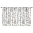 thumbnail image 1 of Simple Floral Pattern Curtains 42x54 Inch, Rod Pocket 2 Panels Blackout Drapes for Bedroom and Study, 1 of 2