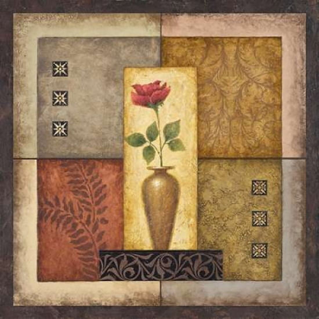 Simple Flower I Canvas Art - Michael Marcon (24 x 24)
