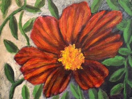 Simple Garden I Canvas Art - Walt Johnson (22 x 28)